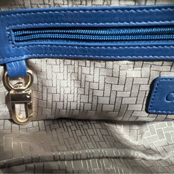 Cole Haan leather shoulder bag blue - Picture 10 of 13